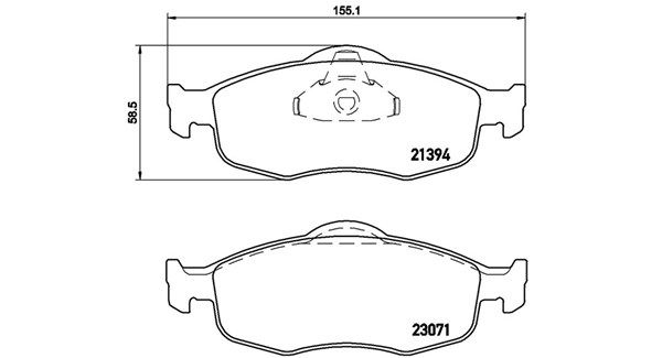 MAGNETI MARELLI Комплект тормозных колодок, дисковый тормоз 363700424037